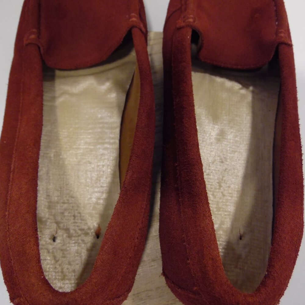 Vionic Debbie Suede Loafers Slip-on in Deep Purple/Burgandy Women's Size 11 - Picture 5 of 11
